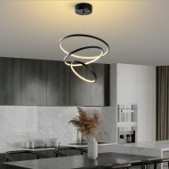 Lustra Simit negru, LED
