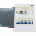 Tablou electric echipat cu 12 circuite, protectie diferentiala, protectie supratensiune, protectie suprasarcina , Schrack