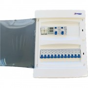 Tablou electric echipat cu 12 circuite, protectie diferentiala, protectie supratensiune, protectie suprasarcina , Schrack