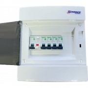 Tablou electric complet echipat cu 4 circuite si diferential 25A Schneider Tablou electric complet echipat cu 4 circuite si diferential 25A Schneider