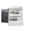 Tablou electric echipat cu 10 circuite, protectie diferentiala, protectie supratensiune, protectie suprasarcina