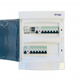 Tablou electric echipat cu 12 circuite, protectie diferentiala, protectie supratensiune, protectie suprasarcina, Schneider Tablou electric echipat cu 12 circuite, protectie diferentiala, protectie supratensiune, protectie suprasarcina, Schneider