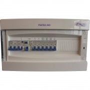 Tablou electric, complet echipat cu 7 circuite si 2 diferentiale , Schrack
