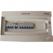 Tablou electric, complet echipat cu 7 circuite, intrerupator diferential de 25A , diferential 25A pentru boiler si sonerie , Schrack