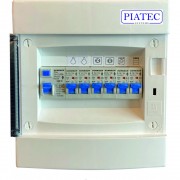 Tablou electric complet echipat pentru apartament, casa, cu 6 circuite, diferential 25A, Schrack Tablou electric complet echipat pentru apartament, casa, cu 6 circuite, diferential 25A, Schrack