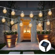 Ghirlanda LED solară decorativă în aer liber – iluminat confortabil în fiecare spațiu