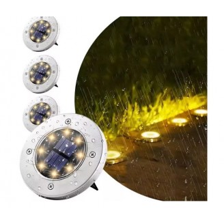 Lumină solară de marcare a traseului cu 8 LED alb cald - Vezi Detalii Complete Lumină solară de marcare a traseului cu 8 LED alb cald - imaginea produsului BCT-02762 din categoria Aparataje diverse