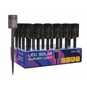 Lampă LED solară de grădină Zelux cu model Lampă LED solară de grădină Zelux cu model