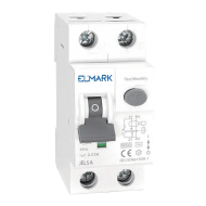 Intrerupator Diferential -  RCBO, Tip A, Curba C, JEL5A 6kA, 2P, 40A, 30mA - Elmark, 40040A