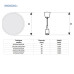 Pendul, Model Sailor-16, Negru, 1 X E27, 230V, IP20, Abajur, Silicon, Elmark, 955SAILOR16/BL - imaginea produsului 955SAILOR16/BL din categoria Pendule