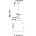 Pendul, Model Nova, Mov, 6W, 300 lm, Lumina Neutra, 4000K, 230V, Abajur, Metal, IP20, Horoz, 0PDN-020-003-0006-060 Pendul, Model Nova, Mov, 6W, 300 lm, Lumina Neutra, 4000K, 230V, Abajur, Metal, IP20, Horoz, 0PDN-020-003-0006-060