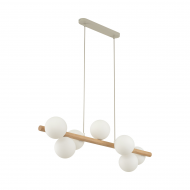 Candelabru Estera 7xG9 Alb/Lemn TK Lighting 5905 Candelabru Estera 7xG9 Alb/Lemn TK Lighting 5905