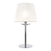 Lampă de birou Barbara 1xE14 alb crom Elmark 955BARBARA1T Lampă de birou Barbara 1xE14 alb crom Elmark 955BARBARA1T