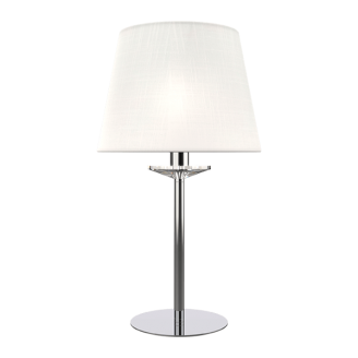 Lampă de birou Barbara 1xE14 alb crom Elmark 955BARBARA1T Lampă de birou Barbara 1xE14 alb crom Elmark 955BARBARA1T