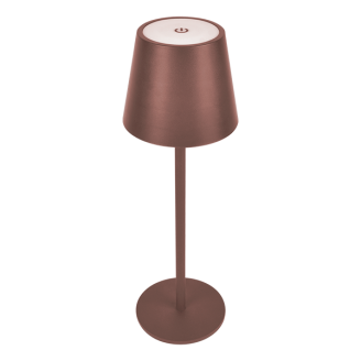 Veioza LED ZARA dimmabila cu baterie IP44 3W cupru Elmark 955ZARA1TL/CO Veioza LED ZARA dimmabila cu baterie IP44 3W cupru Elmark 955ZARA1TL/CO