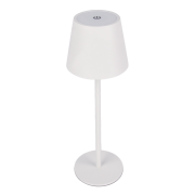 Veioza LED Zara, dimabila, cu baterie, IP44, 3W, alba, Elmark, 955ZARA1TL/WH Veioza LED Zara, dimabila, cu baterie, IP44, 3W, alba, Elmark, 955ZARA1TL/WH