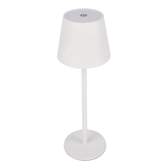 Veioza LED Zara, dimabila, cu baterie, IP44, 3W, alba, Elmark, 955ZARA1TL/WH Veioza LED Zara, dimabila, cu baterie, IP44, 3W, alba, Elmark, 955ZARA1TL/WH