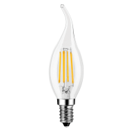 Bec LED filament flacara reglabil 5W E14 2700K Elmark 99LED886WW Bec LED filament flacara reglabil 5W E14 2700K Elmark 99LED886WW