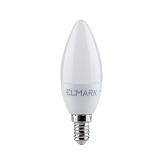 Bec LED lumanare C37 7W E14 6400K 110lm/W eficienta ridicata Elmark 99LED917HECW