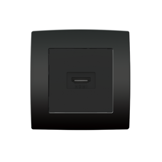 Priză HDMI antracit gama City Elmark 193747 Priză HDMI antracit gama City Elmark 193747