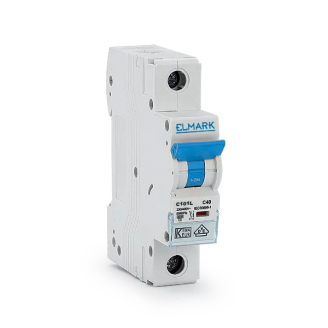 Siguranta electrica automata Elmark NEW MCB C101L 50A 1P 10kA Curba B 41112C B Siguranta electrica automata Elmark NEW MCB C101L 50A 1P 10kA Curba B 41112C B