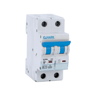 Siguranta electrica automata Elmark NEW MCB C102L 50A 2P 10kA Curba B Siguranta electrica automata Elmark NEW MCB C102L 50A 2P 10kA Curba B