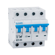 Siguranta electrica automata Elmark NEW MCB C64N 2A 4P 6kA Curba C 41402C Siguranta electrica automata Elmark NEW MCB C64N 2A 4P 6kA Curba C 41402C