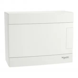 Easy9EU, Cofret cu montaj aparent, 1x8 Module, usa alba, cu 2 blocuri terminale EZ9EUD108 Easy9EU, Cofret cu montaj aparent, 1x8 Module, usa alba, cu 2 blocuri terminale EZ9EUD108