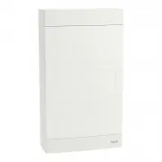 Easy9EU, Cofret cu montaj aparent, 3x12 Module, usa alba, cu 2 blocuri terminale EZ9EUD312
