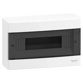 Easy9EU, Cofret cu montaj aparent, 1x12 Module, usa fumurie, cu 2 blocuri terminale EZ9EUC112 Easy9EU, Cofret cu montaj aparent, 1x12 Module, usa fumurie, cu 2 blocuri terminale EZ9EUC112