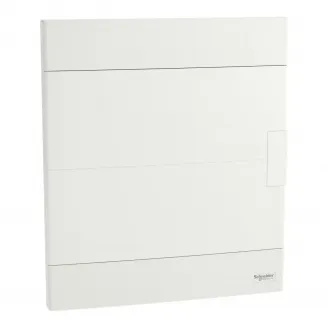 Easy9EU, Cofret cu montaj incastrat, 2x12 Module, usa alba, cu 2 blocuri terminale EZ9EUB212