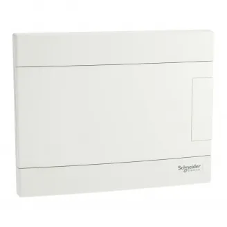Easy9EU, Cofret cu montaj incastrat, 1x8 Module, usa alba, cu 2 blocuri terminale EZ9EUB108 Easy9EU, Cofret cu montaj incastrat, 1x8 Module, usa alba, cu 2 blocuri terminale EZ9EUB108