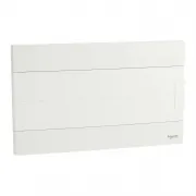 Easy9EU, Cofret cu montaj incastrat, 1x18 Module, usa alba, cu 2 blocuri terminale EZ9EUB118