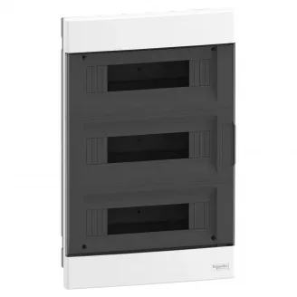 Easy9EU, Cofret cu montaj incastrat, 3x12 Module, usa fumurie, cu 2 blocuri terminale EZ9EUA312 Easy9EU, Cofret cu montaj incastrat, 3x12 Module, usa fumurie, cu 2 blocuri terminale EZ9EUA312