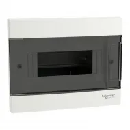 Easy9EU, Cofret cu montaj incastrat, 1x8 Module, usa fumurie, cu 2 blocuri terminale EZ9EUA108 Easy9EU, Cofret cu montaj incastrat, 1x8 Module, usa fumurie, cu 2 blocuri terminale EZ9EUA108
