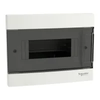 Easy9EU, Cofret cu montaj incastrat, 1x8 Module, usa fumurie, cu 2 blocuri terminale EZ9EUA108 Easy9EU, Cofret cu montaj incastrat, 1x8 Module, usa fumurie, cu 2 blocuri terminale EZ9EUA108
