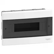 Easy9EU, Cofret cu montaj incastrat, 1x12 Module, usa fumurie, cu 2 blocuri terminale EZ9EUA112 Easy9EU, Cofret cu montaj incastrat, 1x12 Module, usa fumurie, cu 2 blocuri terminale EZ9EUA112