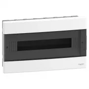 Easy9EU, Cofret cu montaj incastrat, 1x18 Module, usa fumurie, cu 2 blocuri terminale EZ9EUA118 Easy9EU, Cofret cu montaj incastrat, 1x18 Module, usa fumurie, cu 2 blocuri terminale EZ9EUA118