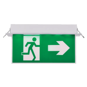 AL3117, Lampa, Exit, sageata, In, Lateral, /, Plastic, Elmark, 9AL3117