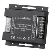 Amplificator, banda, LED, 768W, 12-24V, DC, LED, RGBW, 4x8A, IP20, Ultralux, RGBWAMP32A