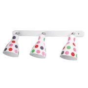 Aplica, de, perete, Dots, 3, X, E27, 230V, Multiculoare, Metal-Metal, IP20, Elmark, 955DOTS3S Aplica, de, perete, Dots, 3, X, E27, 230V, Multiculoare, Metal-Metal, IP20, Elmark, 955DOTS3S