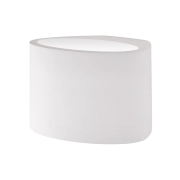 Aplica, de, perete, Gypsum, 1, X, G9, 230V, Alb, Plastic-Gips, IP20, Elmark, 92GDL12W