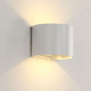 Aplica, de, perete, LED, integrat, 10W, 900, lm, 230V, Lumina, neutra, 4000K, Alb, Metal-Aluminiu, IP54, Elmark, 969LED100R/WH Aplica, de, perete, LED, integrat, 10W, 900, lm, 230V, Lumina, neutra, 4000K, Alb, Metal-Aluminiu, IP54, Elmark, 969LED100R/WH