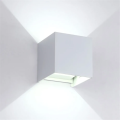 Aplica, de, perete, LED, integrat, 10W, 900, lm, 230V, Lumina, neutra, 4000K, Alb, Metal-Aluminiu, IP54, Elmark, 969LED100S/WH