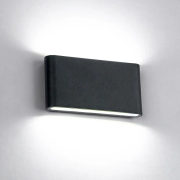 Aplica, de, perete, LED, integrat, 12W, 1080, lm, 230V, Lumina, neutra, 4000K, Negru, Metal-Aluminiu, IP20, Elmark, 969LEDW12/BL