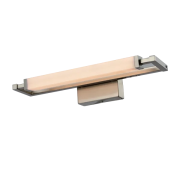 Aplica, de, perete, Linus, LED, integrat, 8.5W, 595, lm, 230V, Lumina, calda, 3000K, Argintiu, Metal-Policarbonat, IP40, Elmark, 955LINUS1W