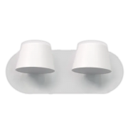 Aplica, de, perete, Malia, LED, integrat, 24W, 1320, lm, 230V, Lumina, neutra, 4000K, Alb, Metal-Policarbonat, IP20, Elmark, 95MALIA24LED/WH