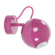 Aplica, de, perete, Tiny, 1, X, GU10, 230V, Roz, Metal-Metal, IP20, Elmark, 955TINY1/P