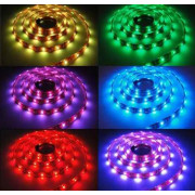 Banda, LED, 14.4W/m, 12VDC, Lumina, RGB, 60, LED-uri, /, 1M, Rola, 5M, Dimabila, IP65, Ultralux, LW505060RGB