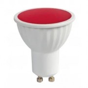 Bec, LED, 5W, Lumina, rosie, Rosie, GU10, 230V, Ultralux, L510R